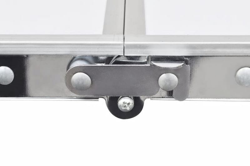 Campingbord med 6 Klappstoler Justerbar Høyde 180 x 60 cm - Hagemøbler - Hagebord - Campingbord