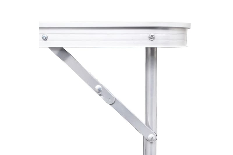 Campingbord med 6 Klappstoler Justerbar Høyde 180 x 60 cm - Hagemøbler - Hagebord - Campingbord