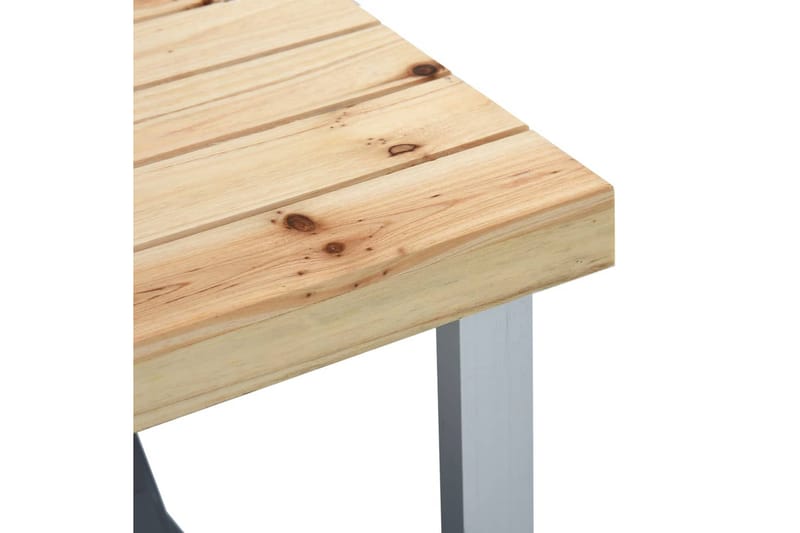 Foldbart campingbord med 4 seter stål aluminium - Hagemøbler - Hagebord - Campingbord