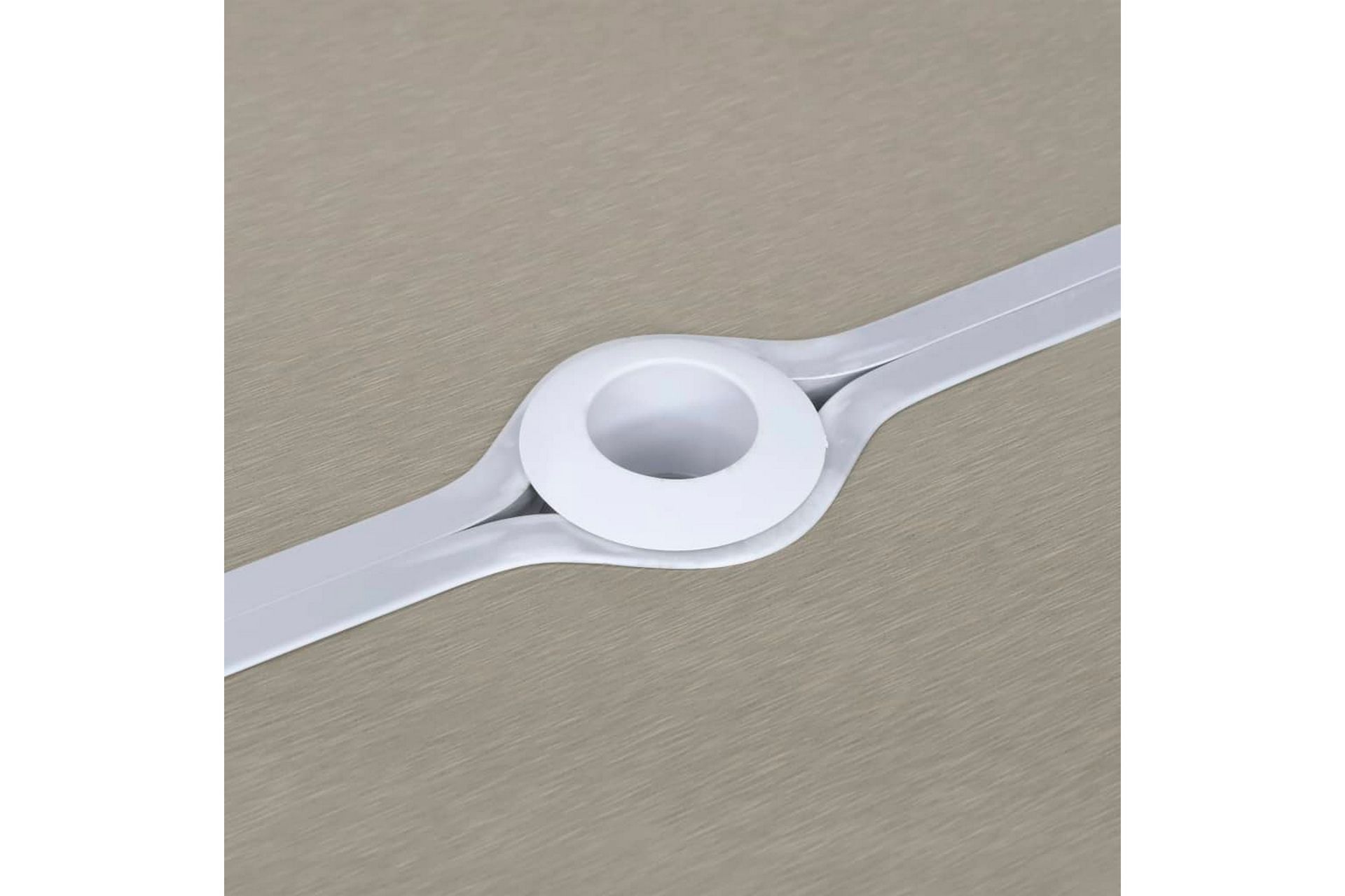 Foldbart campingbord med 4 seter stål aluminium - Hagemøbler - Hagebord - Campingbord