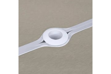 Foldbart campingbord med 4 seter stål aluminium - Hagemøbler - Hagebord - Campingbord