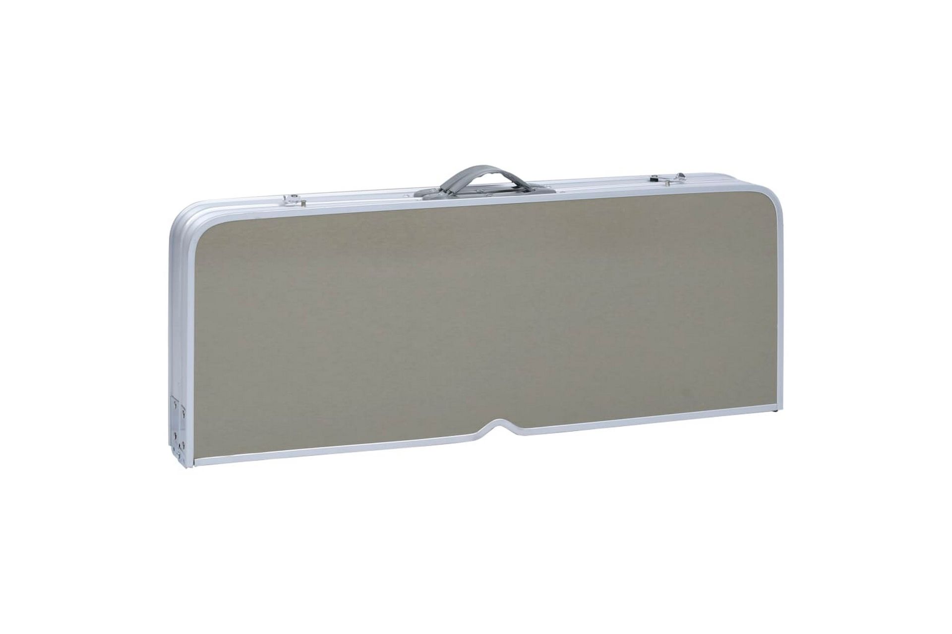 Foldbart campingbord med 4 seter stål aluminium - Hagemøbler - Hagebord - Campingbord