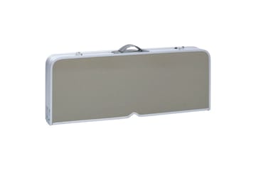 Foldbart campingbord med 4 seter stål aluminium - Hagemøbler - Hagebord - Campingbord