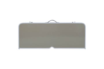 Foldbart campingbord med 4 seter stål aluminium - Hagemøbler - Hagebord - Campingbord