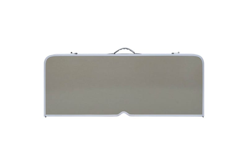 Foldbart campingbord med 4 seter stål aluminium - Hagemøbler - Hagebord - Campingbord