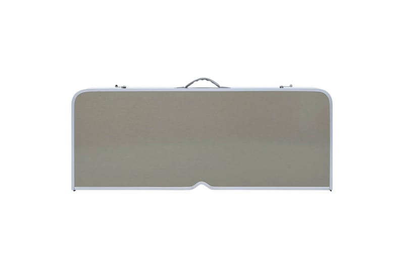 Foldbart campingbord med 4 seter stål aluminium - Campingmøbler - Campingbord