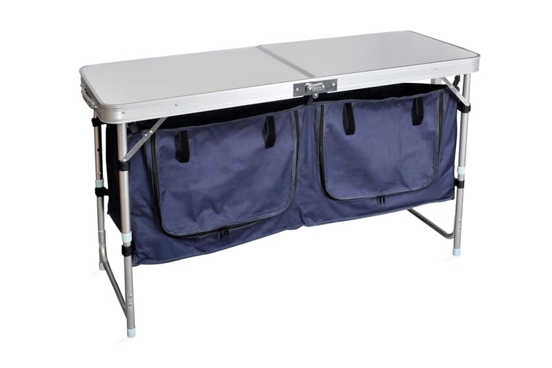 Sammenleggbar campingskap med aluminiumsramme - Hagemøbler - Hagebord - Campingbord