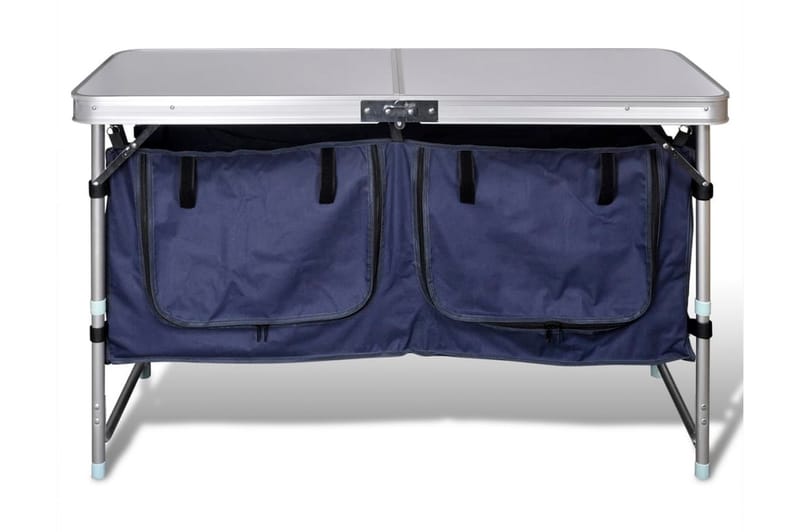 Sammenleggbar campingskap med aluminiumsramme - Hagemøbler - Hagebord - Campingbord