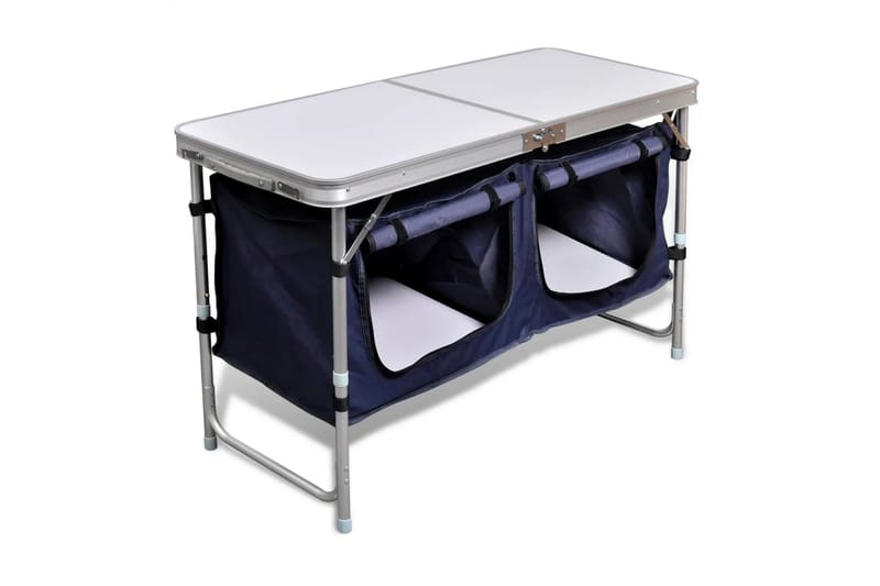 Sammenleggbar campingskap med aluminiumsramme - Hagemøbler - Hagebord - Campingbord