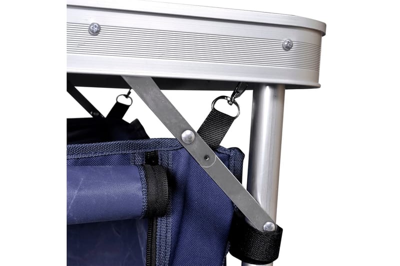 Sammenleggbar campingskap med aluminiumsramme - Hagemøbler - Hagebord - Campingbord