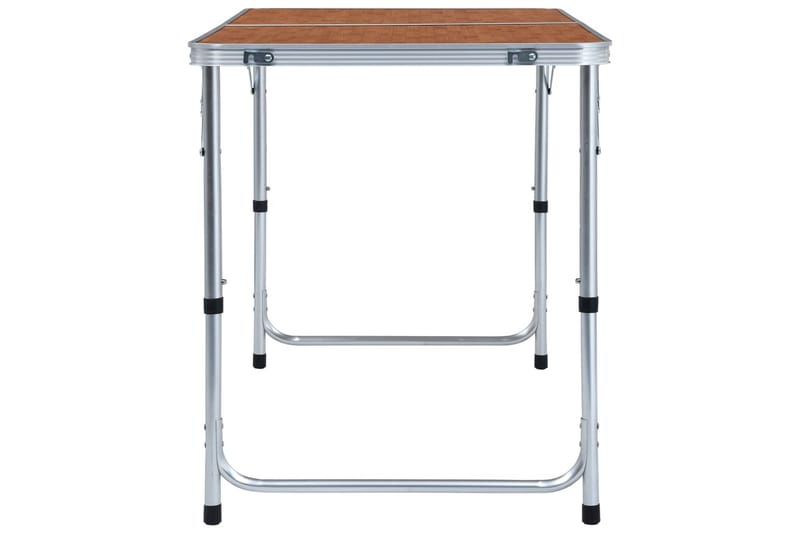 Sammenleggbart campingbord aluminium 120x60 cm - Hagemøbler - Hagebord - Campingbord