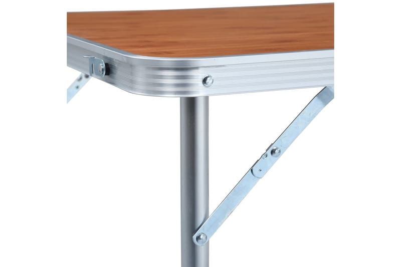 Sammenleggbart campingbord aluminium 120x60 cm - Hagemøbler - Hagebord - Campingbord
