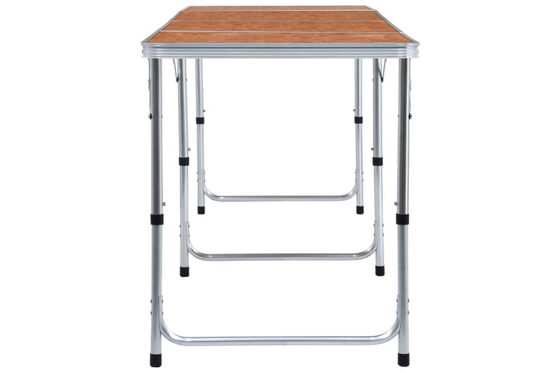 Sammenleggbart campingbord aluminium 240x60 cm - Hagemøbler - Hagebord - Campingbord