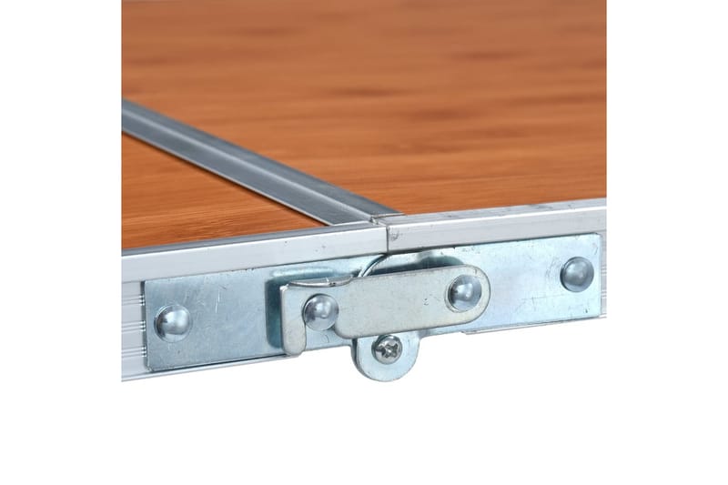 Sammenleggbart campingbord aluminium 240x60 cm - Hagemøbler - Hagebord - Campingbord