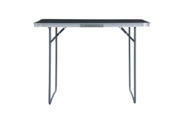 Sammenleggbart campingbord grå aluminium 120x60 cm - Hagemøbler - Hagebord - Campingbord