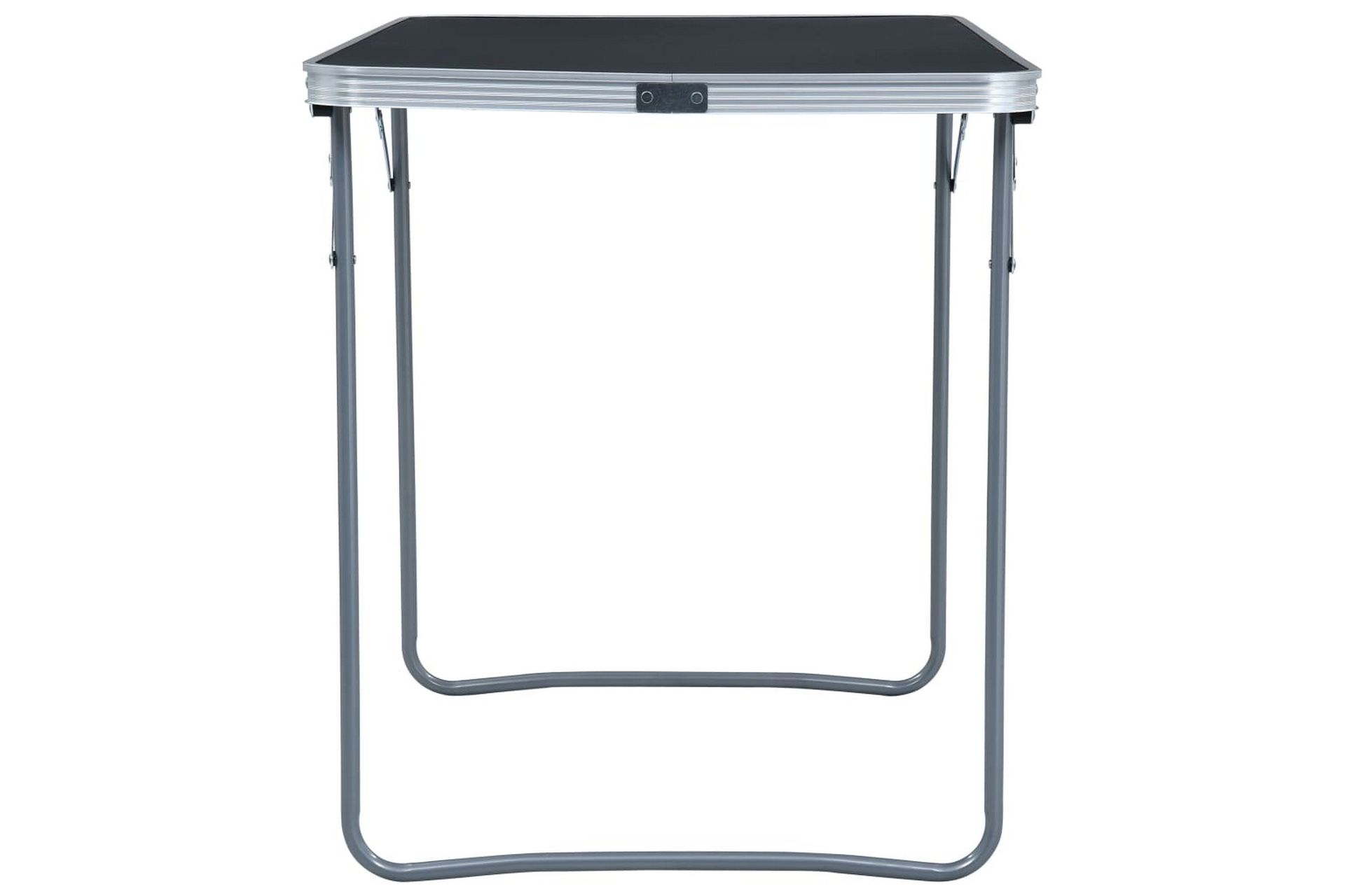 Sammenleggbart campingbord grå aluminium 120x60 cm - Hagemøbler - Hagebord - Campingbord