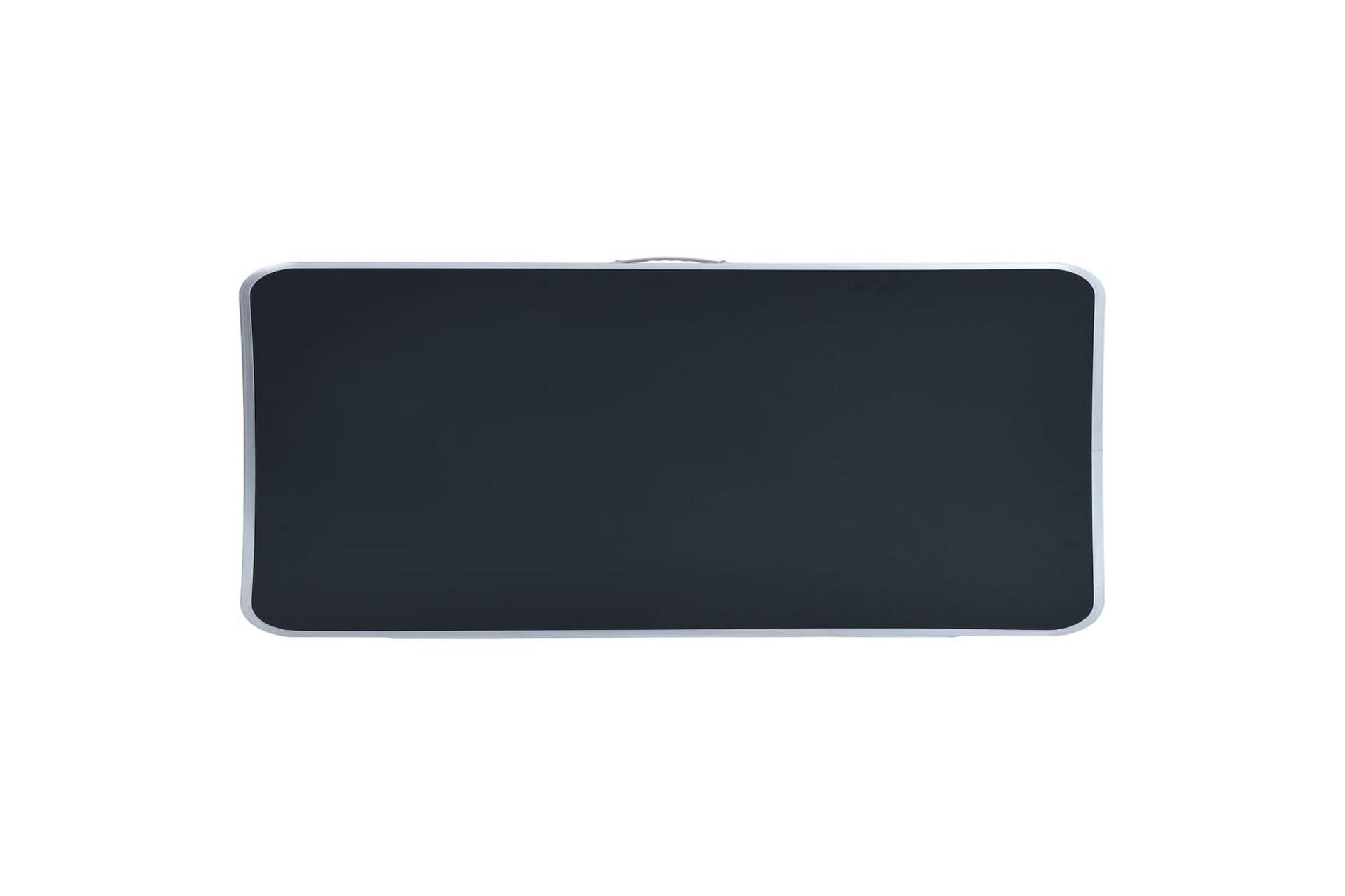 Sammenleggbart campingbord grå aluminium 120x60 cm - Hagemøbler - Hagebord - Campingbord