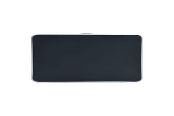 Sammenleggbart campingbord grå aluminium 120x60 cm - Hagemøbler - Hagebord - Campingbord