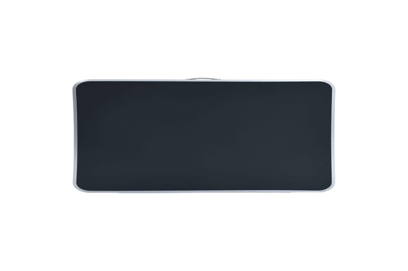 Sammenleggbart campingbord grå aluminium 120x60 cm - Hagemøbler - Hagebord - Campingbord