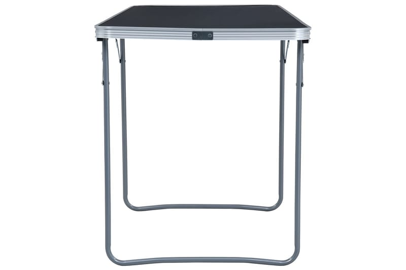 Sammenleggbart campingbord grå aluminium 180x60 cm - Hagemøbler - Hagebord - Campingbord