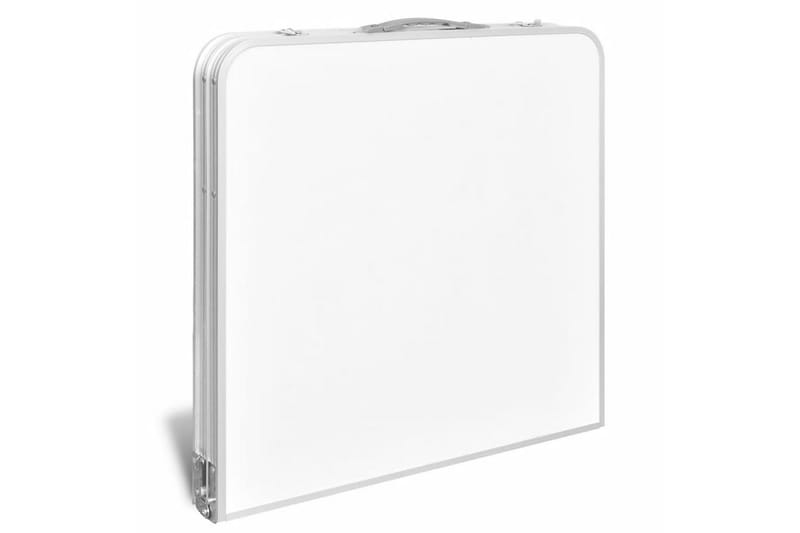 Sammenleggbart campingbord høydejusterbar aluminium 120x60cm - Hagemøbler - Hagebord - Campingbord