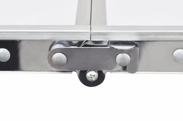 Sammenleggbart campingbord høydejusterbar aluminium 180x60cm - Hagemøbler - Hagebord - Campingbord
