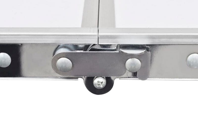 Sammenleggbart campingbord høydejusterbar aluminium 240x60cm - Hagemøbler - Hagebord - Campingbord