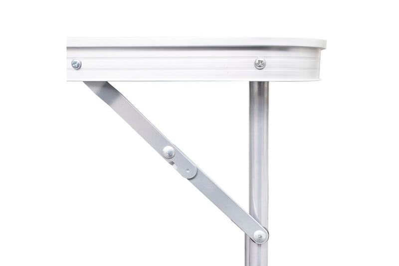 Sammenleggbart campingbord høydejusterbar aluminium 240x60cm - Hagemøbler - Hagebord - Campingbord