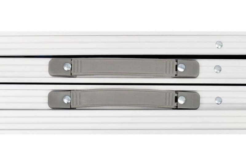 Sammenleggbart campingbord høydejusterbar aluminium 240x60cm - Hagemøbler - Hagebord - Campingbord