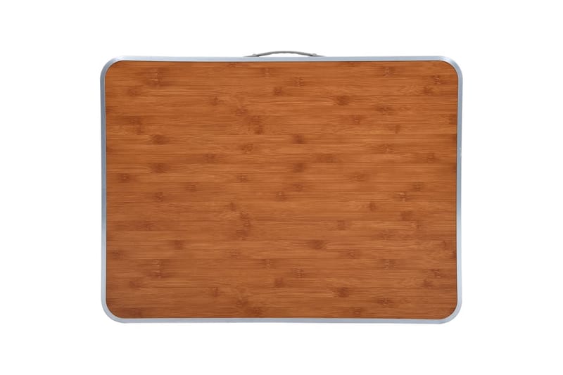 Sammenleggbart campingbord med metallramme 80x60 cm - Hagemøbler - Hagebord - Campingbord