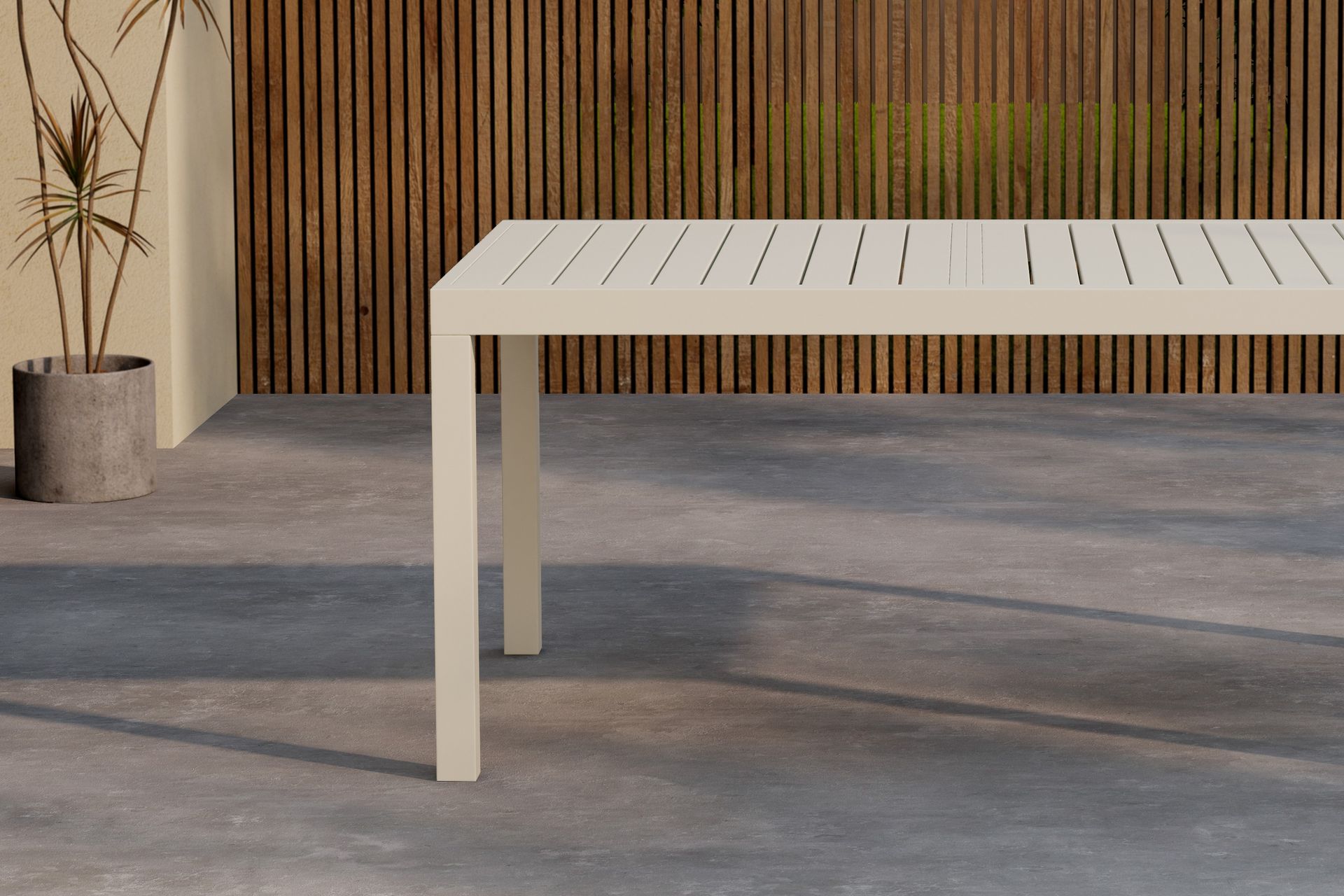 Capo Spisebord Utendørs 100x160 cm - Beige - Hagemøbler - Hagebord - Spisebord ute