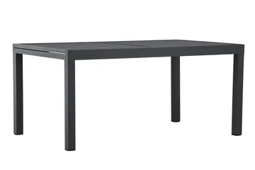 Capo Spisebord Utendørs 100x160 cm - Svart - Hagemøbler - Hagebord - Spisebord ute