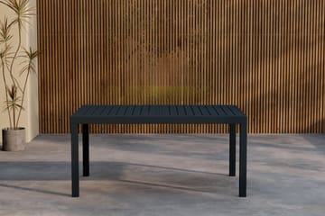 Capo Spisebord Utendørs 100x160 cm - Svart - Hagemøbler - Hagebord - Spisebord ute