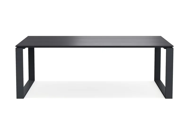 Devon Spisebord Utendørs 210x100 cm Rektangulært, Svart