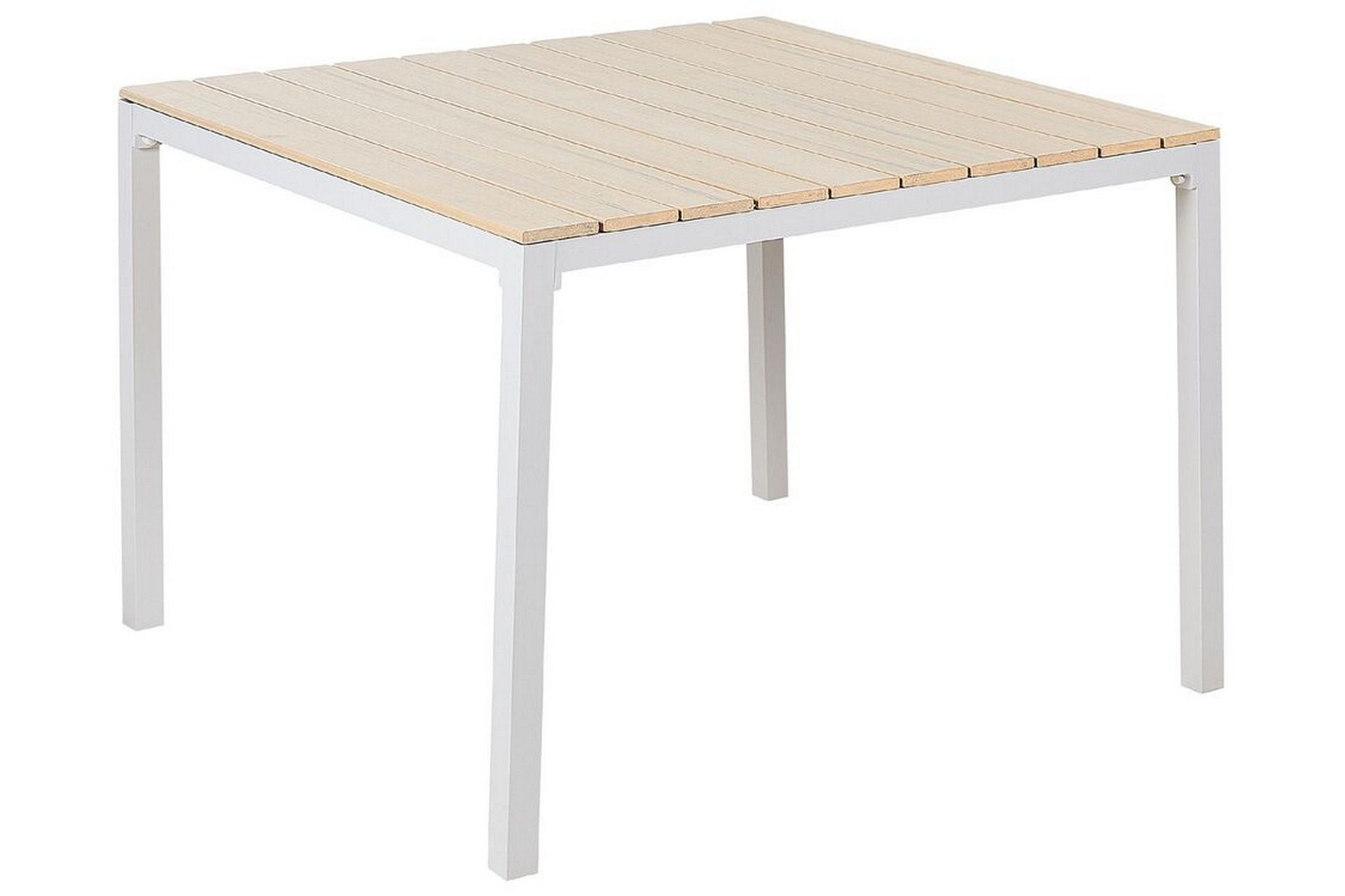 Edmundston Spisebord 95x95 cm - Beige/Hvit