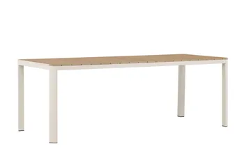Etna Spisebord Utendørs 90x210 cm - Beige - Hagemøbler - Hagebord - Spisebord ute