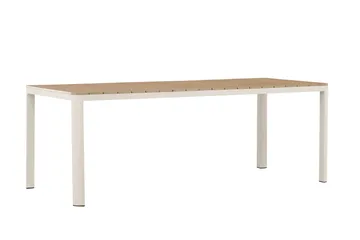Etna Spisebord Utendørs 90x210 cm - Beige - Hagemøbler - Hagebord - Spisebord ute