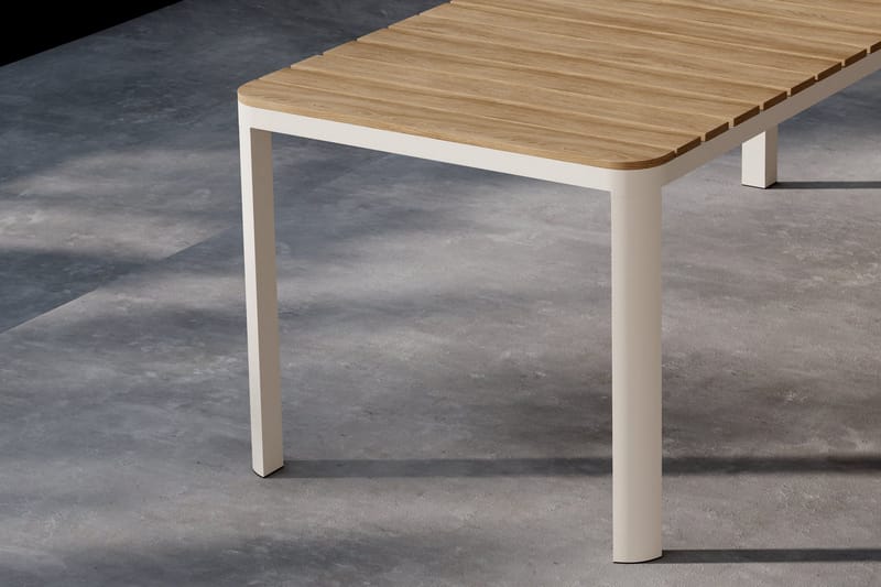 Etna Spisebord Utendørs 90x210 cm - Beige - Hagemøbler - Hagebord - Spisebord ute