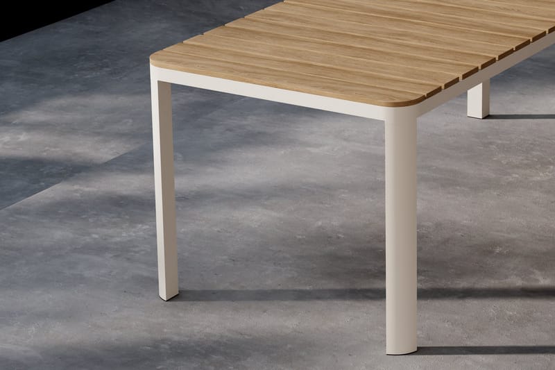 Etna Spisebord Utendørs 90x210 cm - Beige - Hagemøbler - Hagebord - Spisebord ute