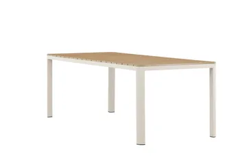 Etna Spisebord Utendørs 90x210 cm - Beige - Hagemøbler - Hagebord - Spisebord ute