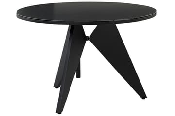 Fuhlner Spisebord 110 cm - Svart - Hagemøbler - Hagebord - Spisebord ute