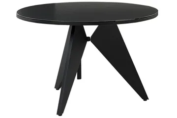 Fuhlner Spisebord 110 cm - Svart - Hagemøbler - Hagebord - Spisebord ute
