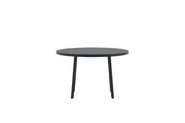Giardini rundt spisebord 120 cm utendørs - Svart - Hagemøbler - Hagebord - Spisebord ute