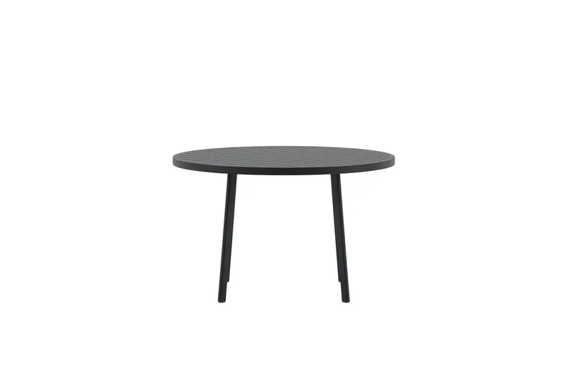 Giardini rundt spisebord 120 cm utendørs - Svart - Hagemøbler - Hagebord - Spisebord ute