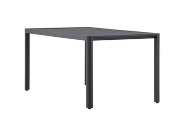 Giardini Spisebord Utendørs 85x150 cm - Svart - Hagemøbler - Hagebord - Spisebord ute