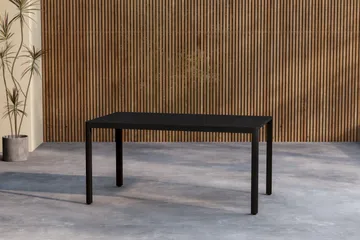 Giardini Spisebord Utendørs 85x150 cm - Svart - Hagemøbler - Hagebord - Spisebord ute