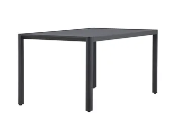 Giardini Spisebord Utendørs 85x150 cm - Svart - Hagemøbler - Hagebord - Spisebord ute