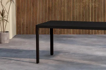 Giardini Spisebord Utendørs 85x150 cm - Svart - Hagemøbler - Hagebord - Spisebord ute