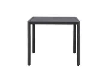 Giardini Spisebord Utendørs 85x150 cm - Svart - Hagemøbler - Hagebord - Spisebord ute