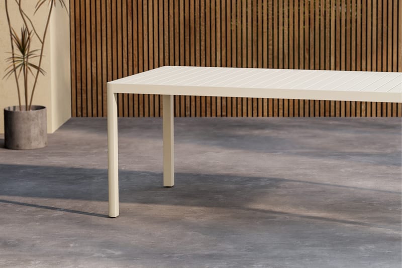 Giardini Spisebord Utendørs 90x200 cm - Beige - Hagemøbler - Hagebord - Spisebord ute